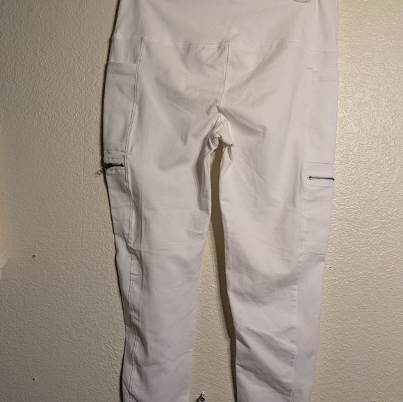 The Sweatshirt Project Women's White High-Waisted Leggings Size Large - Picture 6 of 7